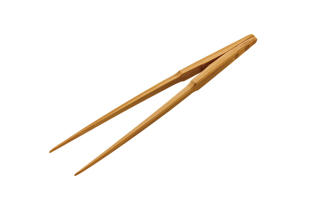 盛り付けトング 自立型 竹